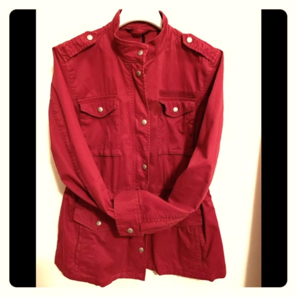 Gap Military Style Canvas Jacket - image 4